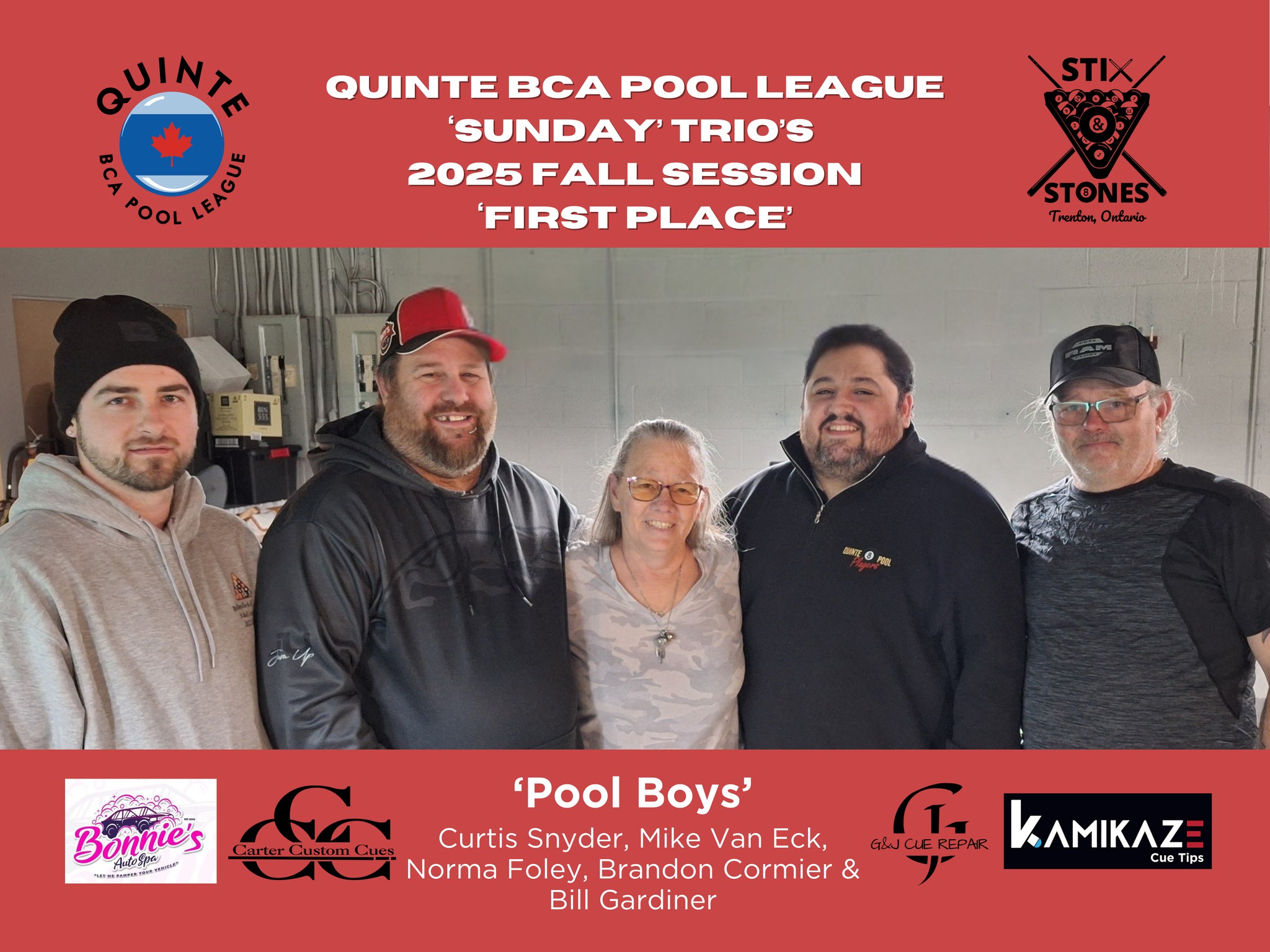 Pool Boys champions