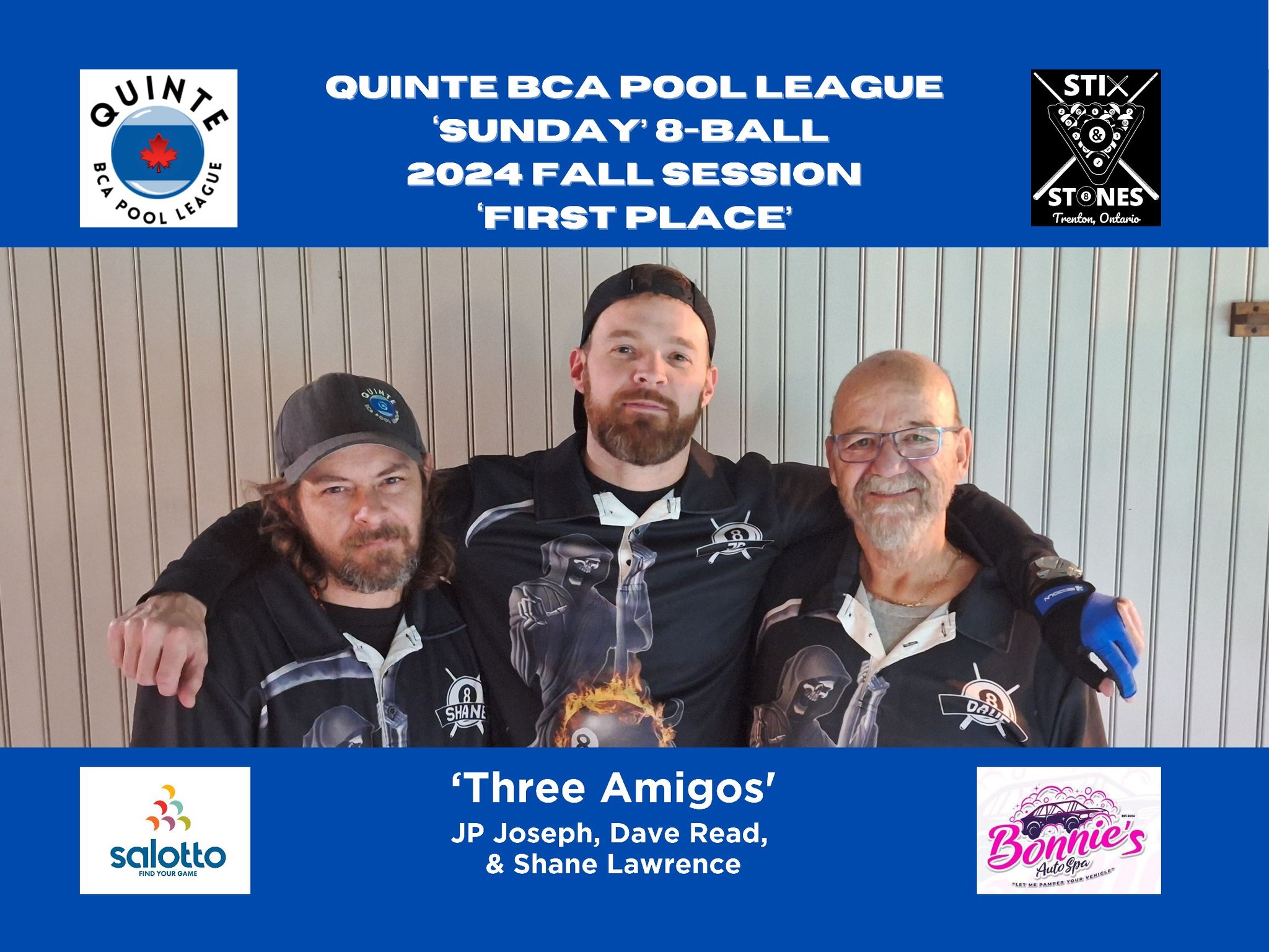 Three Amigos champions